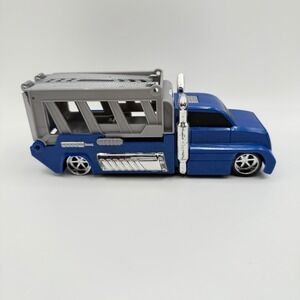 Maisto Burnin' Key Cars Blue & Chrome Trailer Car Carrier Replacement Piece